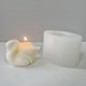 thumbnail image 3 of Molde de silicona de cisne con forma de vela 3d para hacer adornos de sala de yeso de jabón de vela Feliz Sencillez, 3 of 5