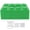 Green, variant on Riousery Decorative Tissue Box Cover Spring Loaded Ample Capacity Stylish Holder for Napkin Facial Tissue Building Block Desktop Organizer Blue 7.87 inches / 20 cm