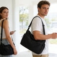 thumbnail image 6 of Nylon Crossbody Bag for Women, Lightweight Casual Shoulder Bag with Multi Pockets, Large Capacity Waterproof Tote Purse for Commute Work Travel - Fits 10 Inch Laptop, 6 of 6