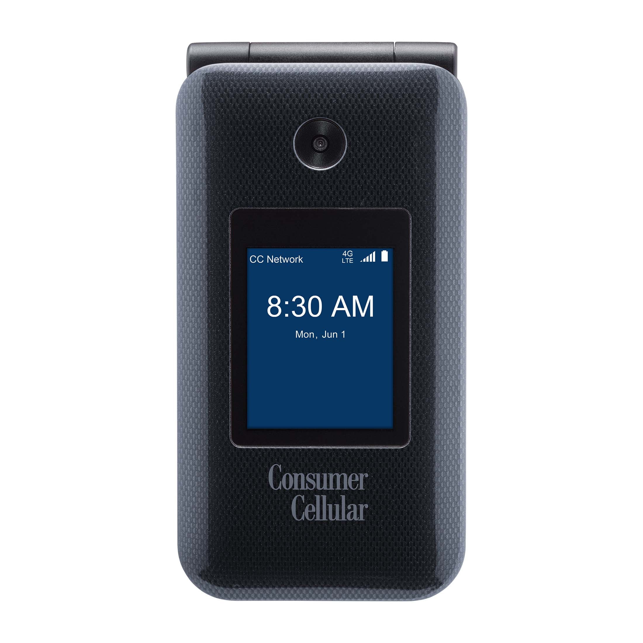 Consumer Cellular Link II, 8 GB, Black - Flip Phone
