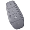 thumbnail image 1 of Becaristey Key Case By Byd Atto Easy Installation With High Protection Silicone Cover Car Waterproof TPU Made Gray 9 x 5cm 1Set, 1 of 6