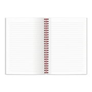 Cat on Bookshelf 6 X 8 Wire-O Journal, (Hardcover)