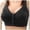 Black, variant on Bras for Women Women's Wireless Seamless Matte Mini Rib Bra Pink 36