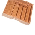thumbnail image 3 of Kitchen Non-Retractable Bamboo Cutlery Tray Storage Box Tableware Home Kitchen Jewelry Tools Drawer Organizer, 3 of 7