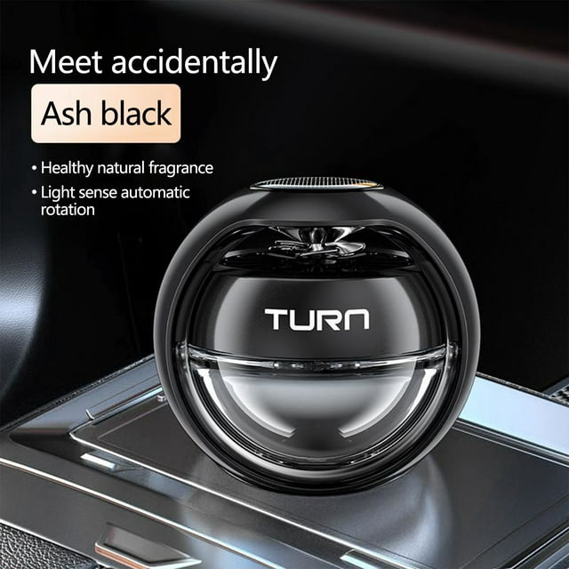 EGNMCR Smart Solar-Powered Car Freshener Aromatherapy Diffuser With Gentle Fan Stylish Interior Decor For Vehicles Subtle And Perfume Oil Diffusion 50ml Smart air freshener