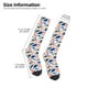 thumbnail image 2 of Fotbe Cute Sea Animals Calcetas Divertidas Estampadas para Hombre y Mujer, Calcetas de Algodón hasta la Rodilla para Caminar, Correr, Enfermería y Embarazo, 2 of 6