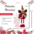 thumbnail image 2 of Figura Decorativa para Navidad con Piernas Flexibles Reno, 2 of 5