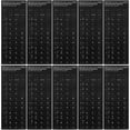 thumbnail image 1 of 10pcs Keyboard Stickers Black Background with White Lettering Keyboard Skin, 1 of 8