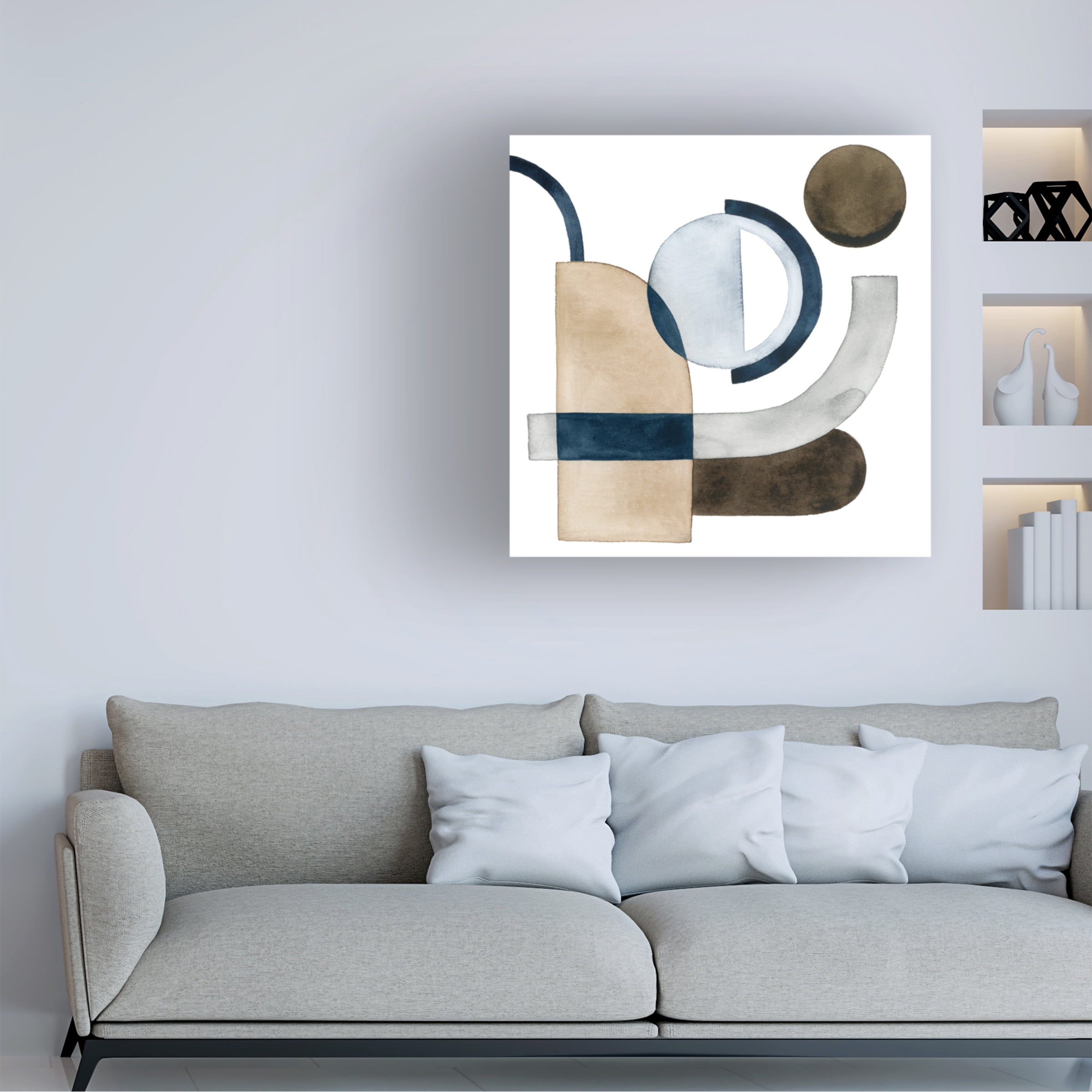 Grace Popp 'Moving Pieces IV' Canvas Art