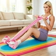 thumbnail image 1 of YWIYIUD 1PC Multifunction and Portable Tension Rope 8 Tube Elastic Exercise Bands with Handle and Pedal NonSlip FullBody Stretching Strap for Abdomen Waist Arm and Leg, 1 of 6