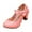 Pink, variant on Girls Dress Shoes Girls' Bowknot High Heels Fashionable Shiny Slip Performance Shoes Black,US 12.5