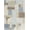 Blue Green Multi, variant on Nourison Astra Machine Washable Mid-Century Modern Blue Green Multi 2'2" x 4' Area Rug (2x4)