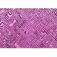 thumbnail image 1 of Ahgly Company Indoor Rectangle Solid Pink Modern Area Rugs, 6' x 9', 1 of 4