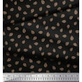 thumbnail image 3 of Soimoi Black polyester Georgette Fabric Fruits Print Sewing Fabric Yard 42 Inch Wide, 3 of 3