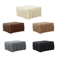 thumbnail image 3 of Guardoinrt Transform Any Space With Shoe Changing Stool Cover Footstool Cover dark coffee XL, 3 of 6