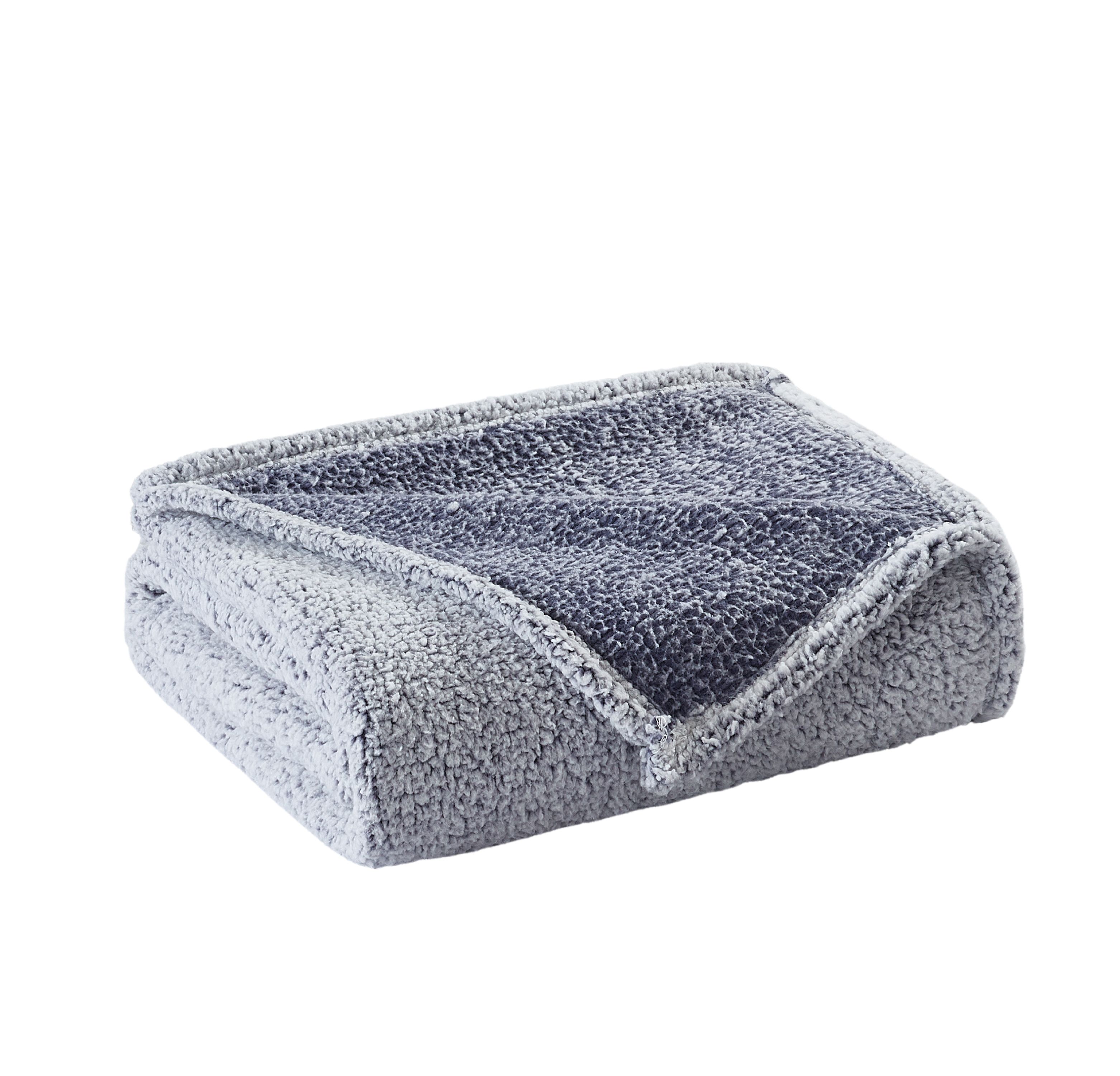Mercer Sherpa Throw 50x60 Blue