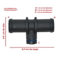 thumbnail image 4 of Conector Manguera Calefaccion  Recto 3/4  X 3/4  Universal, 4 of 4