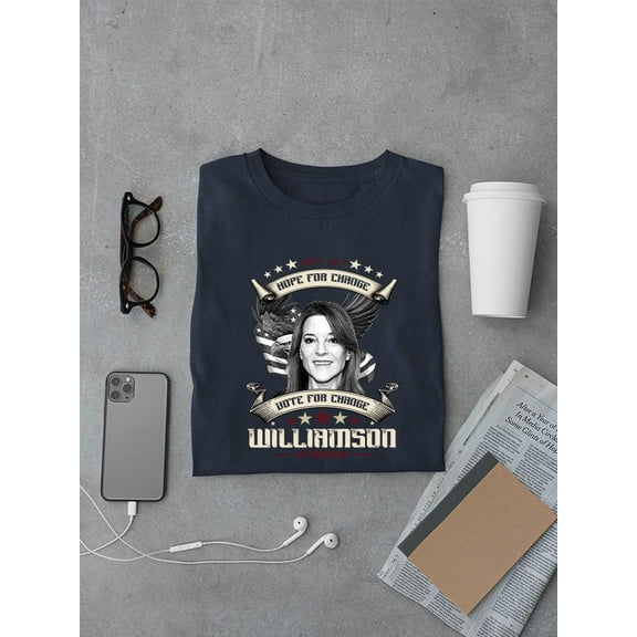Williamson Vote For Change T-shirt Male's -SmartPrintsInk Designs