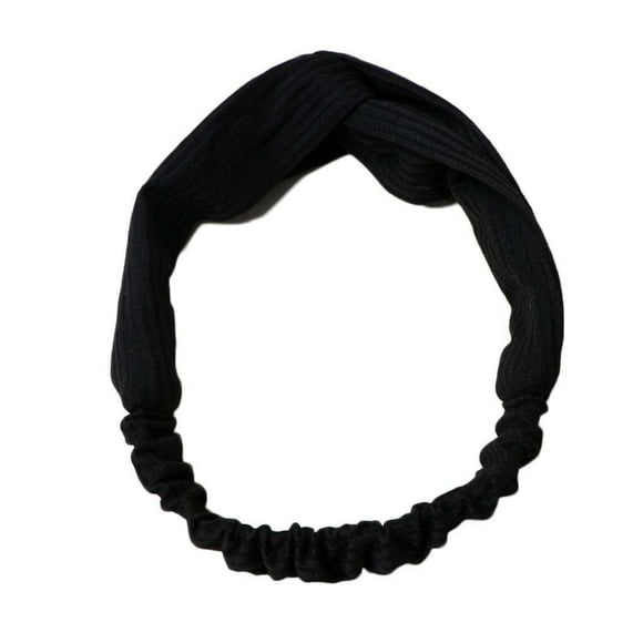 Turban à Nœud pour Femmes Bandeaux Élastiques Bande pour Cheveux Rayé Bandeaux Mignons Accessoires Bande Unie Bandeau pour la Tête Coiffe