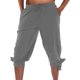 thumbnail image 1 of WILLBEST Pantalones Cortos de Algodón para Hombre, de Color Liso, con Bolsillos de Cinco Puntos y Botones, 1 of 2