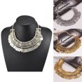 thumbnail image 2 of Collier Déclaration à la Mode Vintage Pièce Pompon Collier Choker Collier pour les Femmes, 2 of 10