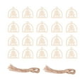 thumbnail image 1 of Juego de adornos colgantes de árbol hueco de boj, artesanía decorativa pequeña para decoración de festivales, 2 uds., 1 of 14