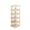 White C, variant on MERILER Rack Shoe Organizer - Plastic Closet Storage Box for Entryway, Living Room (1x Sturdy Stackable Sneakers Cabinet)