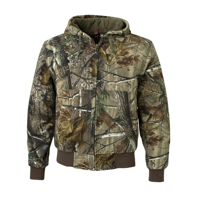 DRI DUCK Veste à Capuchon Cheyenne en Toile Boulder avec Doublure Matelassée en Tricot, 2TG