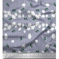 thumbnail image 1 of Soimoi Cotton Duck Fabric Stripe & Floral Artistic Fabric Prints By Yard 42 Inch Wide, 1 of 3
