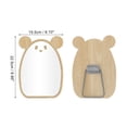thumbnail image 2 of 1 Pc Espejo Cosmético de Panda de Caricatura para Escritorio para Salón de Belleza Color Madera Espejo de Madera Plateado, 2 of 3