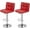 Red, variant on YRLLENSDAN Adjustable Bar Stools Set of 2, Kitchen Bar Stools Swivel Bar Stools with Back Bar Stools for Kitchen Counter, Black