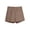 Khaki, variant on Yubnlvae 2025 Trendy A-Line Shorts - High Waist Wide Leg Summer Casual Trousers (Lightweight Fabric | Loose Fit | Black Versatile Style) (A | L)