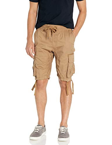 Southpole Big and Tall Men's Jogger Shorts with Cargo Pockets in 