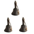thumbnail image 4 of 3 PCS Vintage Hand Bell Rustic Bells Cow Christmas Decor Baby, 4 of 8