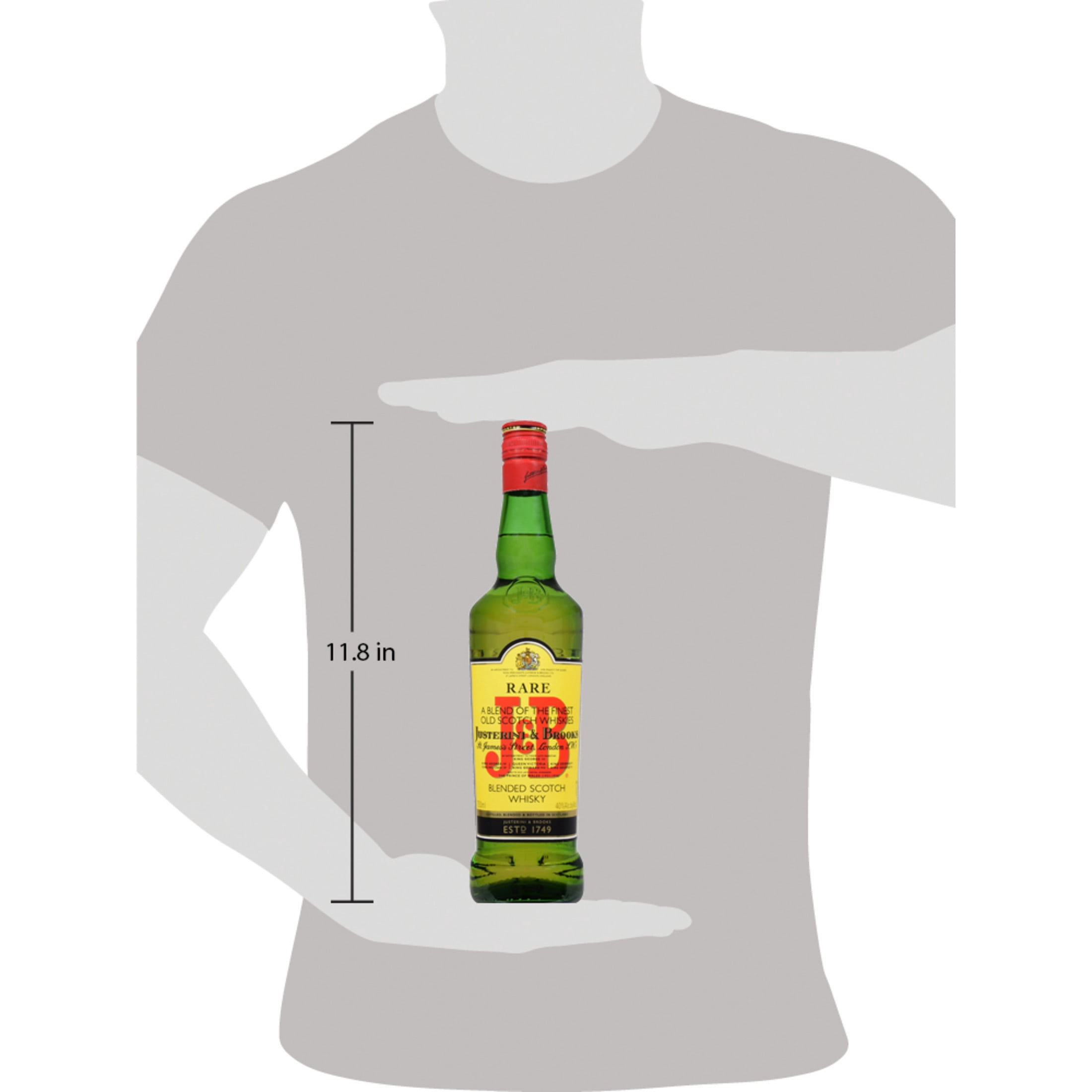 J&B Rare Blended Scotch Whisky, 750 mL, 40% ABV - Walmart.com