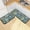 Beautiful Plant Floral Field, variant on Dailycode 2 Pcs Kitchen Rug Set Non Slip Absorbent Soft Floor Mats for Kitchen Bathroom Beautiful Floral Flower 19.7"x27.6"+19.7"x47.2"