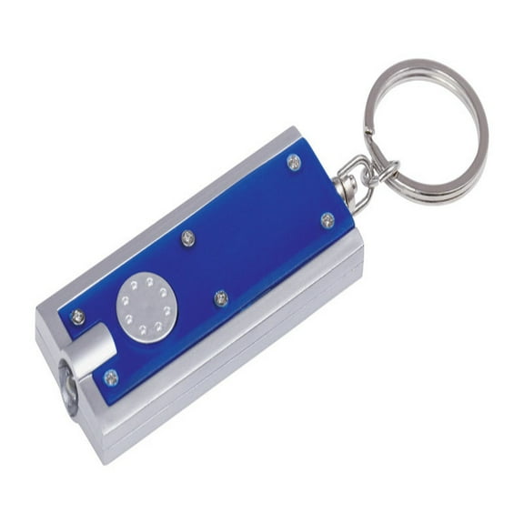 Hillman 5982590 1 in. Dia. Plastic Assorted Color LED Light & Split Ring Key Chain - Pack of 25