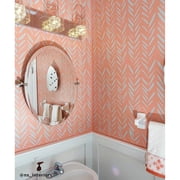 Brushstrokes Wall Stencil