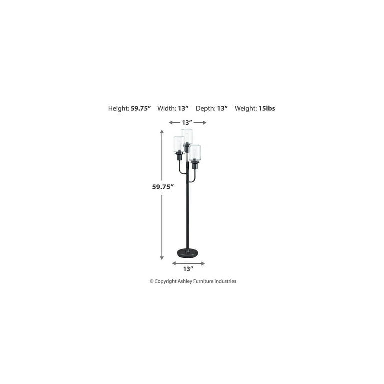 Jaak Floor Lamp - Bronze Finish 59.75 Jaak Floor Lamp - Bronze Finish 59.75