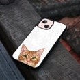 thumbnail image 4 of FINCIBO Soft Rubber Protector Cover Case for Apple iPhone 13 mini 5.4" 2021 (NOT FIT Apple iPhone 13 Pro 6.1" 2021/iPhone 13 6.1" 2021/iPhone 13 Pro Max 6.7" 2021), Animal Orange Tabby Kitten Cat, 4 of 5