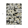 thumbnail image 3 of HomeRoots 592164 8 x 10 ft. Black, Gray & Light Brown Floral Washable Indoor & Outdoor Rectangle Area Rug, 3 of 5