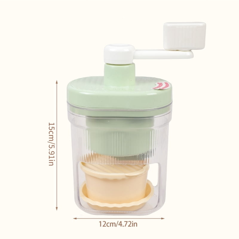 Hand Cranks Snow Cone Machine Delicate Ice Crusher Practical Kitchen Tool For Shaved Ice Dessert And Beverages