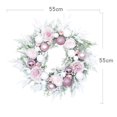 thumbnail image 3 of guirnalda de guirnalda de Navidad de 22 pulgadas para decoración de interiores o exteriores, de artificial para fiestas navideñas para colgar Fanmusic guirnalda de guirnalda, 3 of 7