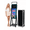black, variant on Apexscnview White Mirror Photo Booth, Interactive Touch Screen Magic Selfie Booth with Instant Photo Print & Fill Light, App Control