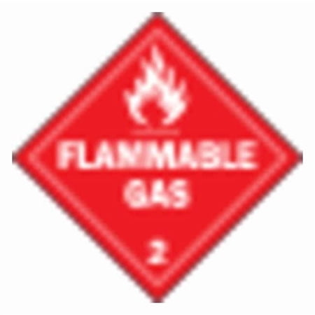 Brady DOT Container Placard,10-3/4" Label W 63442