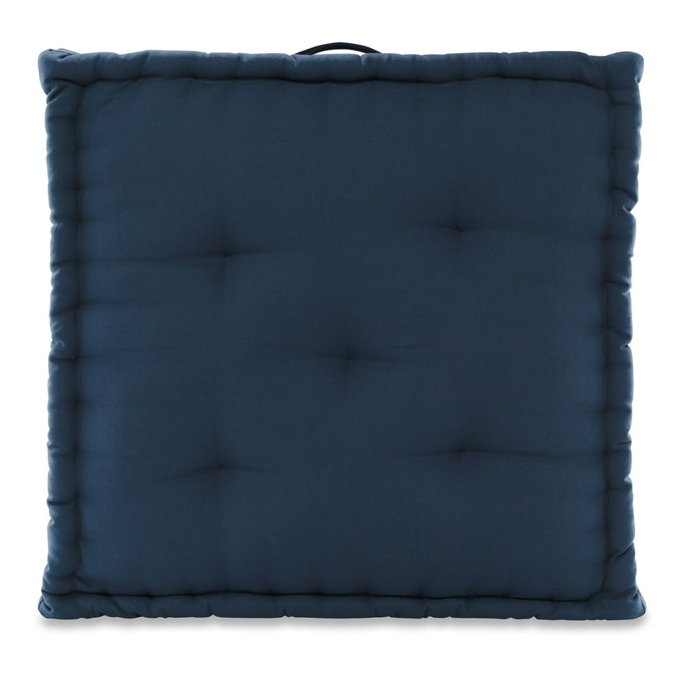 Better Homes & Gardens Tufted Square Floor Cushion, Size 24" x 24
