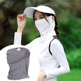 thumbnail image 2 of Golfing Ciclismo Bandana Mascil Elástico Golf Cuello Mujeres Gris Sunnimix Bufanda de cara con polaina de cuello, 2 of 7