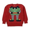 thumbnail image 1 of Suéter Para Niños, Bebés, Niñas, Niños, Navidad, Papá Noel, Suéter De Punto, Suéter, Tops, Rojo Odeerbi LM103-3079, 1 of 6