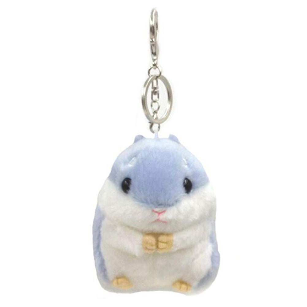 Cute Plush Hamster Pendant Key Chain Clasp Key Ring Keyring Handbag Car new