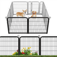 thumbnail image 2 of Renwick 24" Height 2 Panels Dog Playpen, Black, 2 of 9